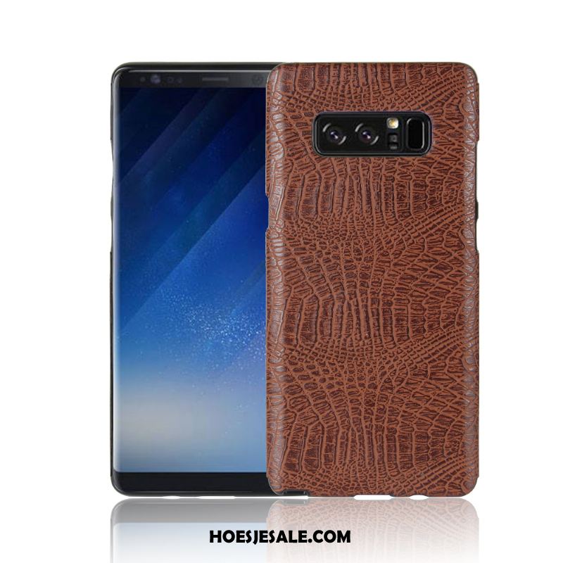 Samsung Galaxy Note 8 Hoesje Leren Etui Ster Blauw Bescherming Mobiele Telefoon Kopen