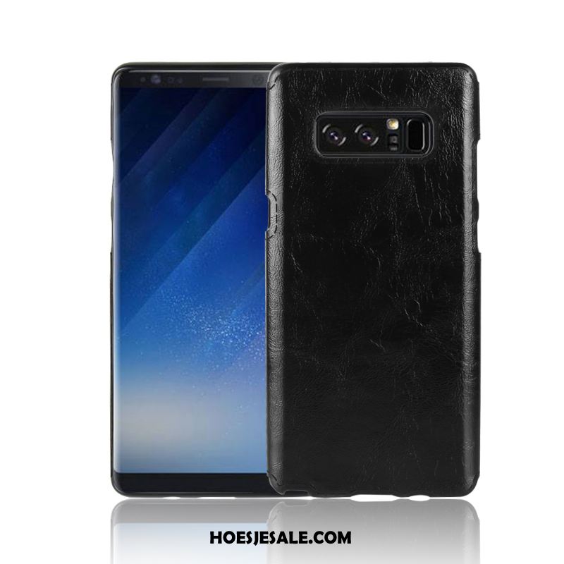 Samsung Galaxy Note 8 Hoesje Leren Etui Ster Blauw Bescherming Mobiele Telefoon Kopen