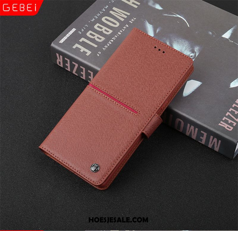 Samsung Galaxy Note 8 Hoesje Mobiele Telefoon Anti-fall Hoes Leren Etui Portemonnee Goedkoop