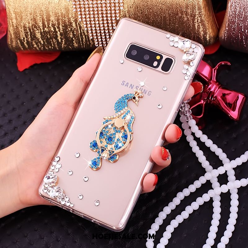 Samsung Galaxy Note 8 Hoesje Mobiele Telefoon Roze Met Strass Ster Online