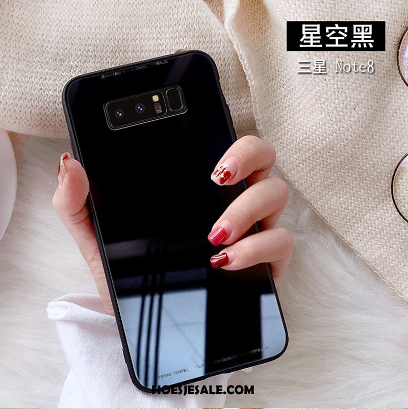 Samsung Galaxy Note 8 Hoesje Rood Bescherming Trend Hoes Glas Sale