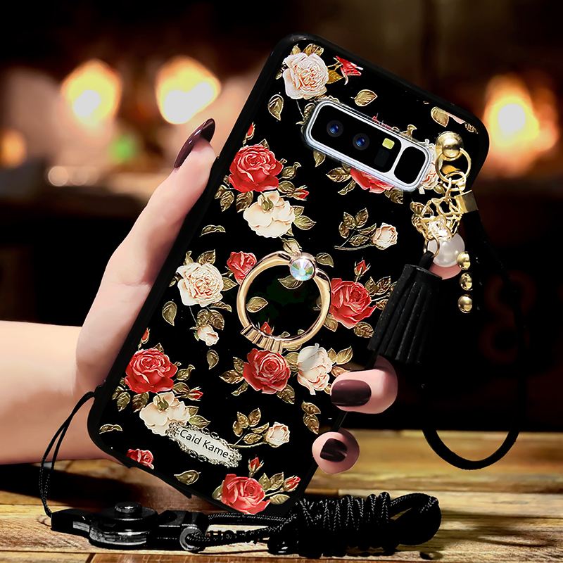 Samsung Galaxy Note 8 Hoesje Scheppend Zwart Zacht Mobiele Telefoon Ster Goedkoop