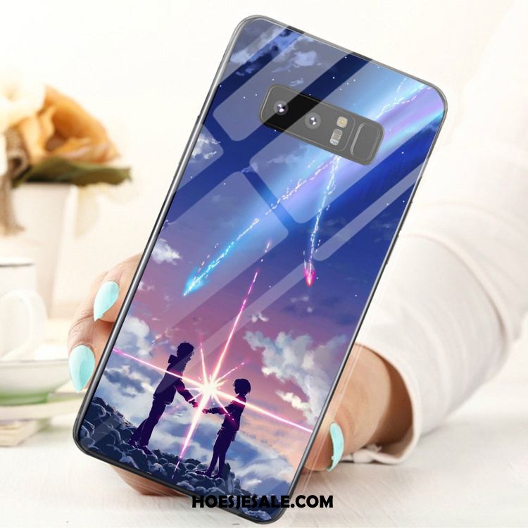 Samsung Galaxy Note 8 Hoesje Ster Mobiele Telefoon Roze Hemming Anti-fall Kopen