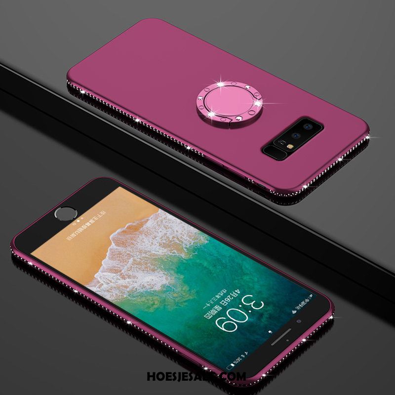 Samsung Galaxy Note 8 Hoesje Trend Purper Siliconen Bescherming Dun Online