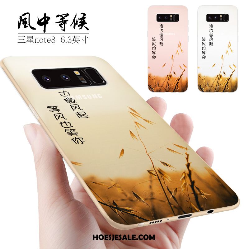 Samsung Galaxy Note 8 Hoesje Zacht Anti-fall Siliconen Hoes Bescherming Goedkoop