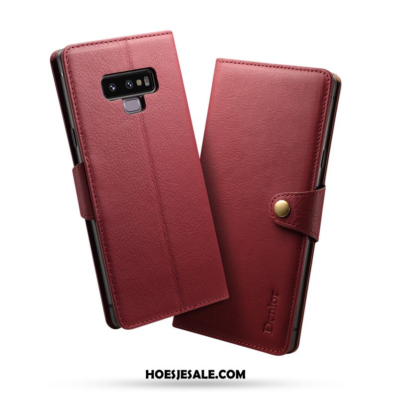 Samsung Galaxy Note 9 Hoesje Anti-fall Ster Bescherming Hoes Leer Sale