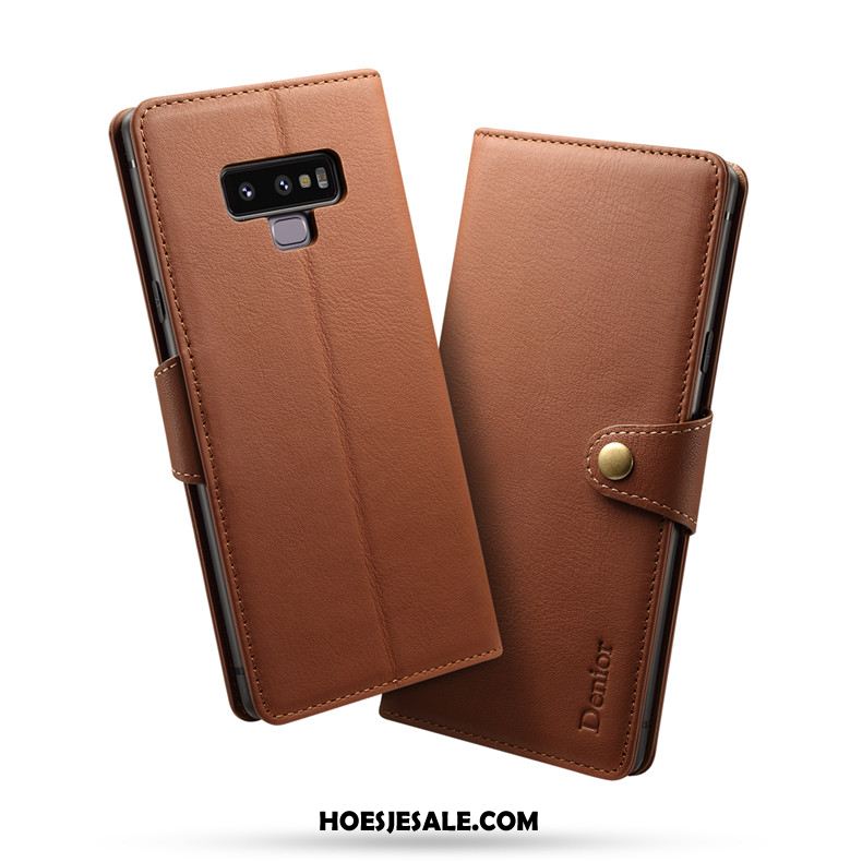 Samsung Galaxy Note 9 Hoesje Anti-fall Ster Bescherming Hoes Leer Sale