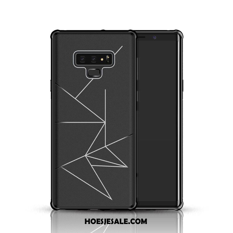 Samsung Galaxy Note 9 Hoesje Auto Anti-fall Zacht Rood All Inclusive Korting