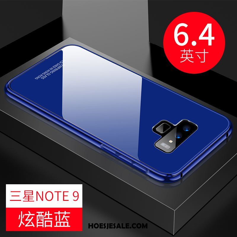 Samsung Galaxy Note 9 Hoesje Bescherming Anti-fall Glas Scheppend Zilver Korting