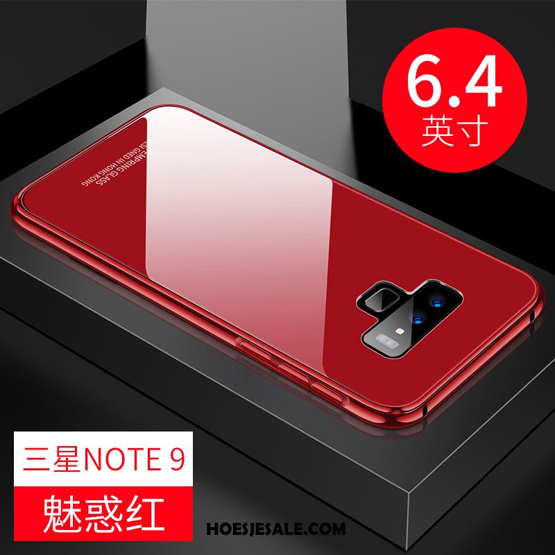 Samsung Galaxy Note 9 Hoesje Bescherming Anti-fall Glas Scheppend Zilver Korting