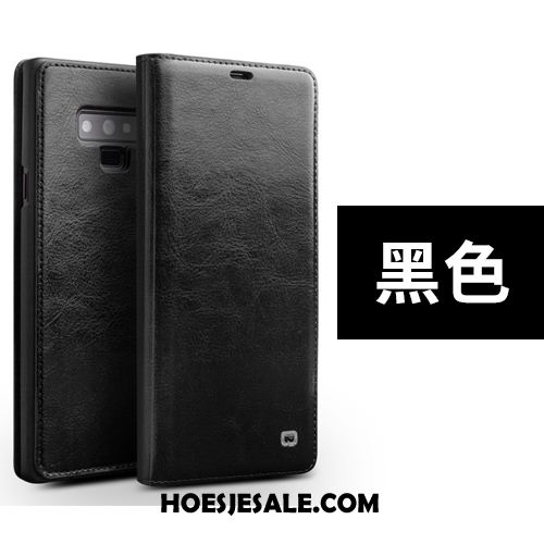 Samsung Galaxy Note 9 Hoesje Dun Anti-fall Trendy Merk Mobiele Telefoon Leren Etui Online