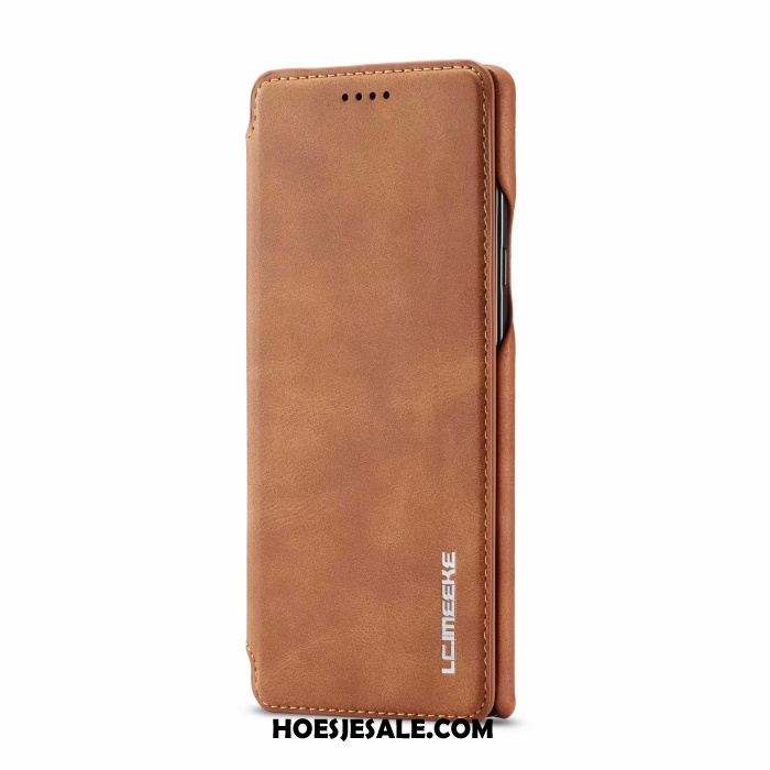 Samsung Galaxy Note 9 Hoesje Folio Bedrijf Ster Hoes Leren Etui Goedkoop