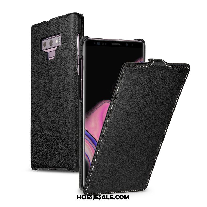 Samsung Galaxy Note 9 Hoesje Folio Hoes Anti-fall Bescherming Leren Etui Korting