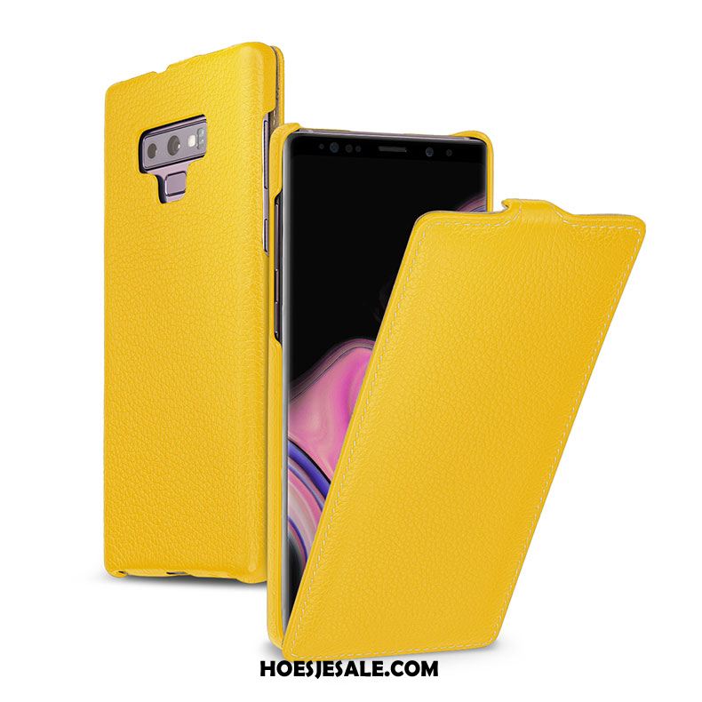 Samsung Galaxy Note 9 Hoesje Folio Hoes Anti-fall Bescherming Leren Etui Korting