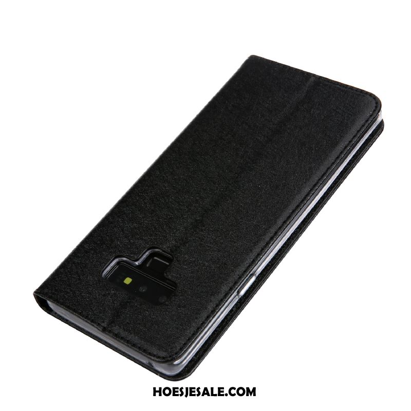 Samsung Galaxy Note 9 Hoesje Folio Kaart Patroon Leren Etui Rood Sale