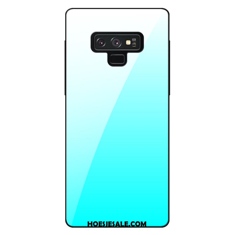 Samsung Galaxy Note 9 Hoesje Helder Verloop Bescherming Purper Ster Goedkoop