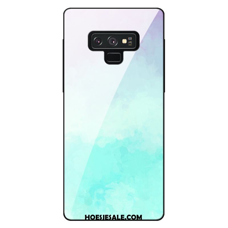 Samsung Galaxy Note 9 Hoesje Helder Verloop Bescherming Purper Ster Goedkoop