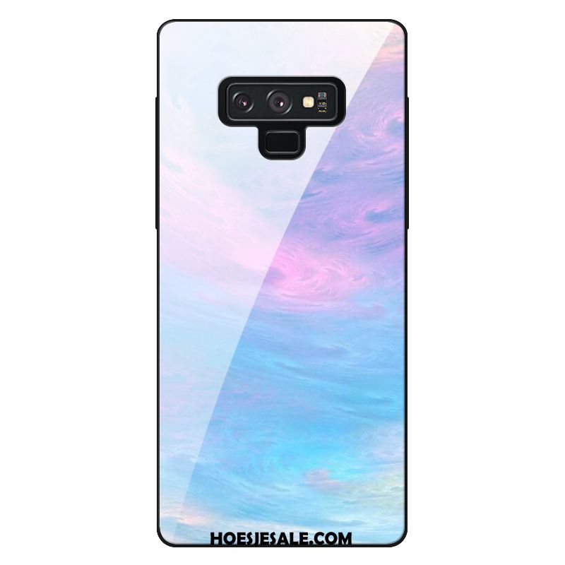 Samsung Galaxy Note 9 Hoesje Helder Verloop Bescherming Purper Ster Goedkoop