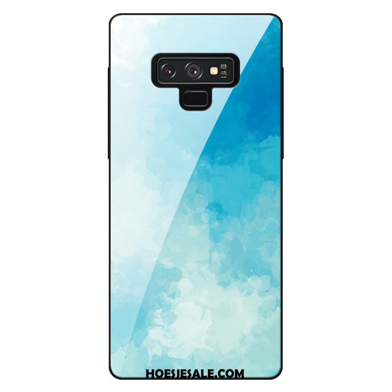 Samsung Galaxy Note 9 Hoesje Helder Verloop Bescherming Purper Ster Goedkoop