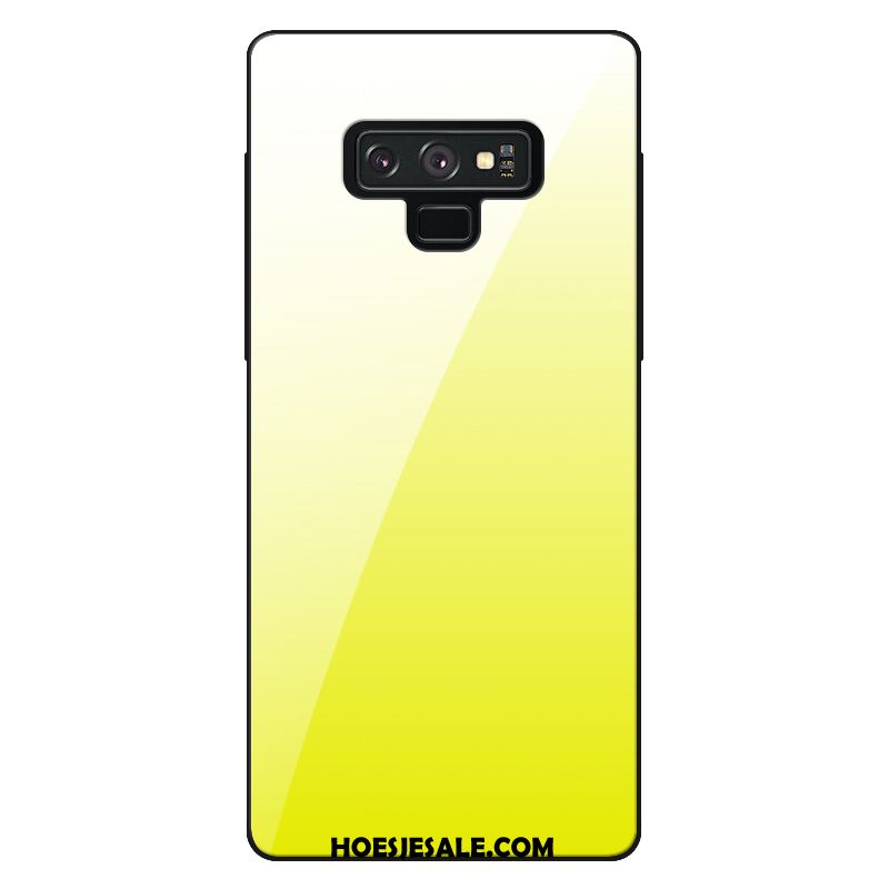 Samsung Galaxy Note 9 Hoesje Helder Verloop Bescherming Purper Ster Goedkoop