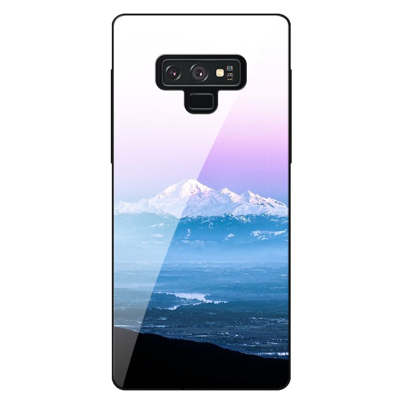 Samsung Galaxy Note 9 Hoesje Helder Verloop Bescherming Purper Ster Goedkoop