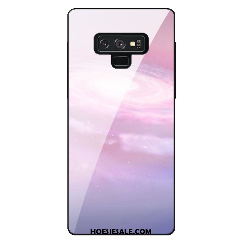 Samsung Galaxy Note 9 Hoesje Helder Verloop Bescherming Purper Ster Goedkoop