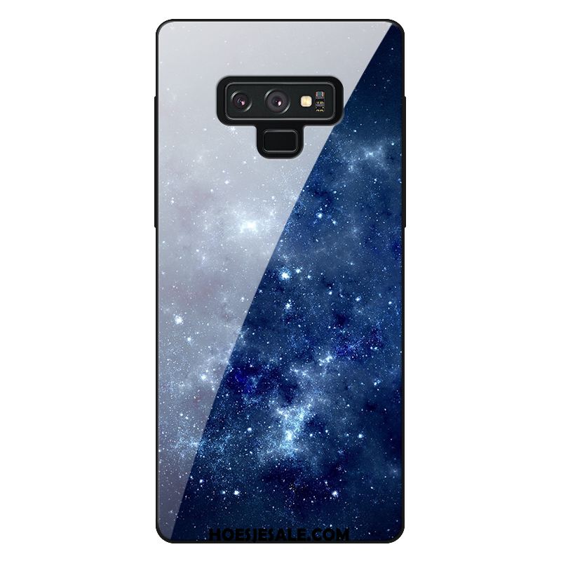 Samsung Galaxy Note 9 Hoesje Helder Verloop Bescherming Purper Ster Goedkoop