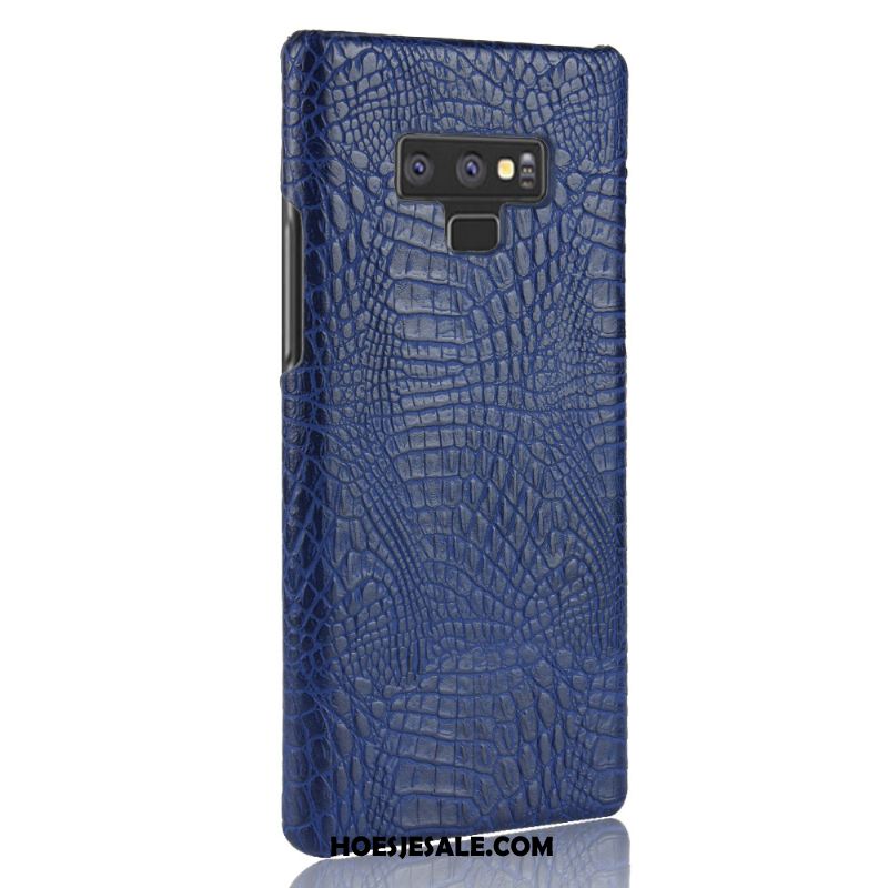 Samsung Galaxy Note 9 Hoesje Hoes Bescherming Hard Rood Leer Kopen