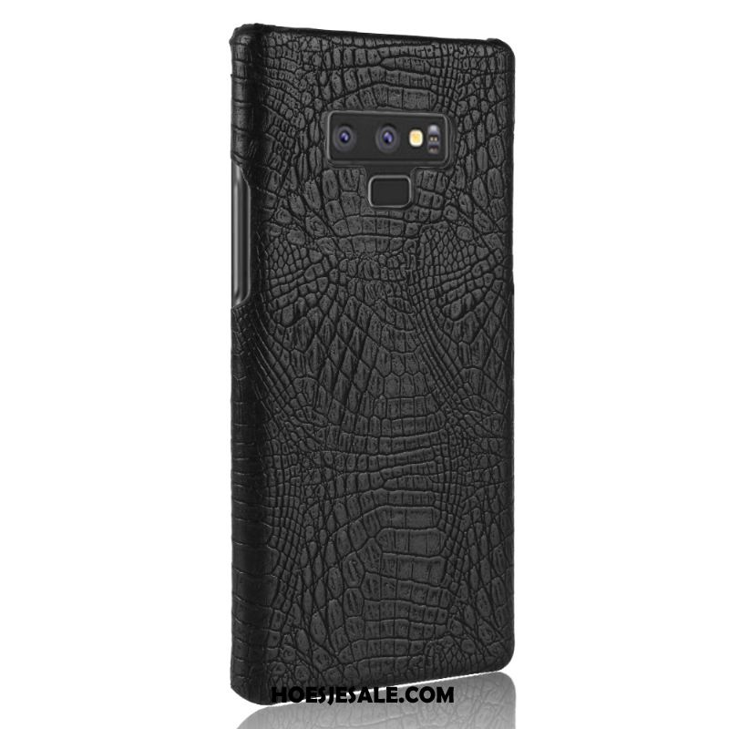 Samsung Galaxy Note 9 Hoesje Hoes Bescherming Hard Rood Leer Kopen