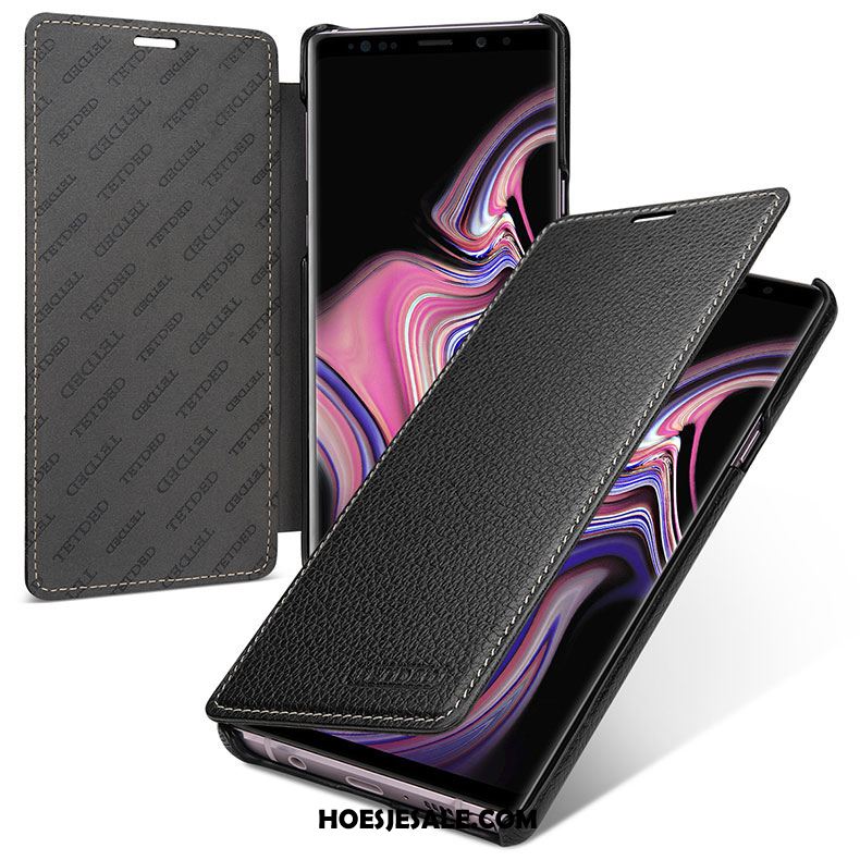 Samsung Galaxy Note 9 Hoesje Hoes Nieuw Ster Leren Etui Folio Kopen