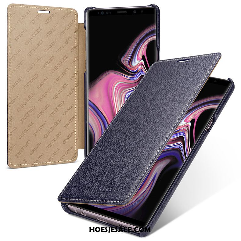 Samsung Galaxy Note 9 Hoesje Hoes Nieuw Ster Leren Etui Folio Kopen