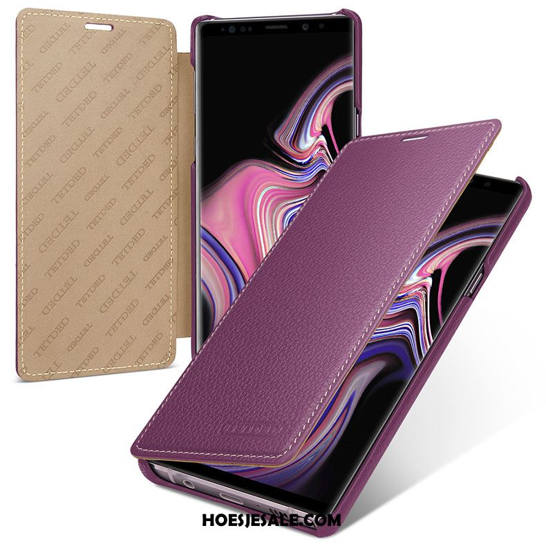 Samsung Galaxy Note 9 Hoesje Hoes Nieuw Ster Leren Etui Folio Kopen