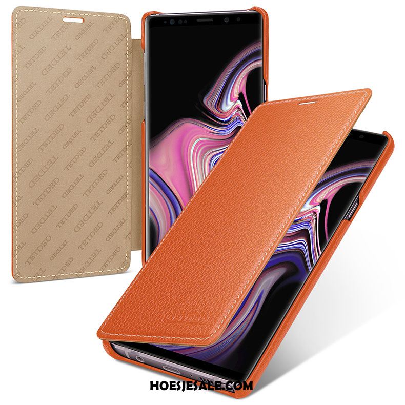 Samsung Galaxy Note 9 Hoesje Hoes Nieuw Ster Leren Etui Folio Kopen