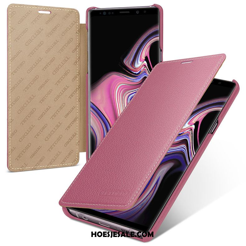 Samsung Galaxy Note 9 Hoesje Hoes Nieuw Ster Leren Etui Folio Kopen