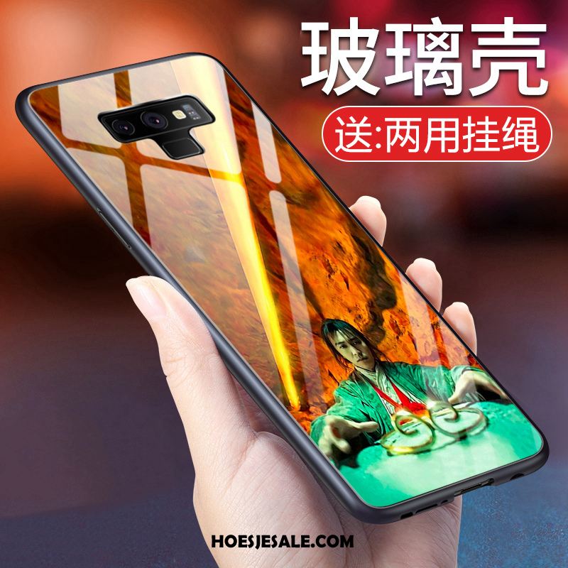 Samsung Galaxy Note 9 Hoesje Hoes Purper Glas Ster Mobiele Telefoon Sale