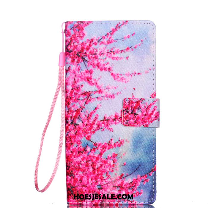 Samsung Galaxy Note 9 Hoesje Leren Etui Bescherming Kaart Roze Hoes Winkel