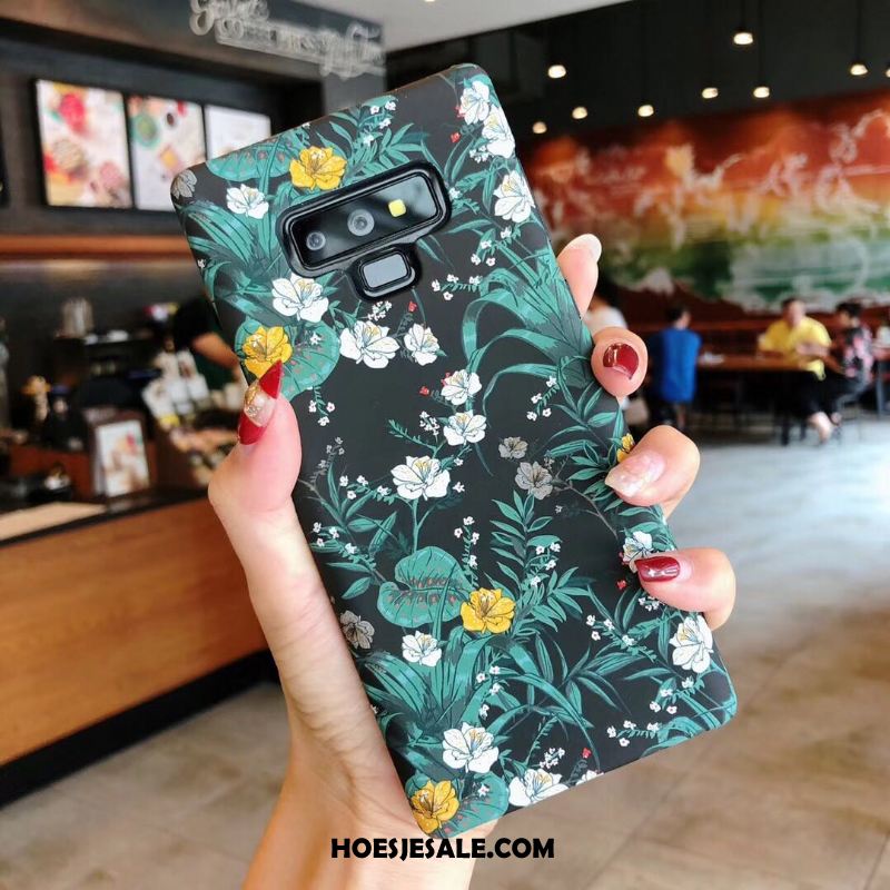 Samsung Galaxy Note 9 Hoesje Mobiele Telefoon Bloemen Hard Kleur Schrobben Kopen