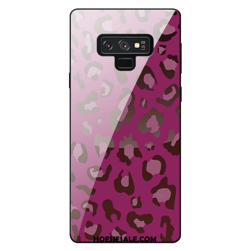 Samsung Galaxy Note 9 Hoesje Mode Pas Luipaard Roze Ster Kopen