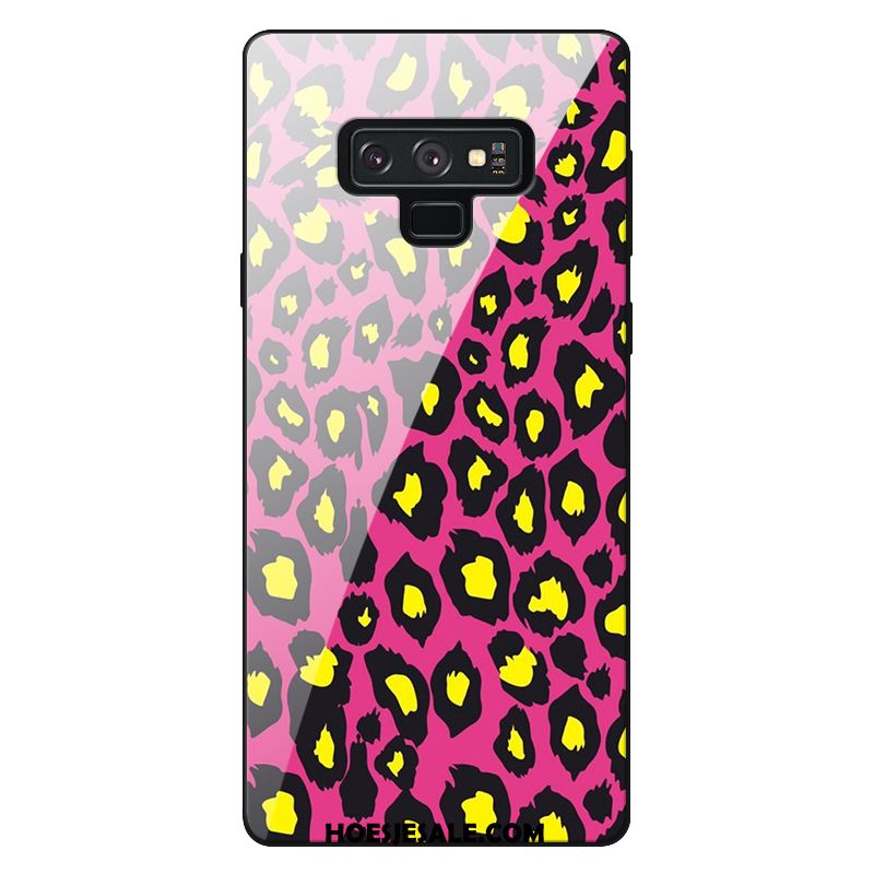 Samsung Galaxy Note 9 Hoesje Mode Pas Luipaard Roze Ster Kopen