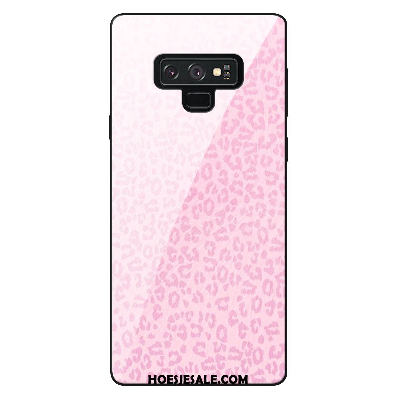 Samsung Galaxy Note 9 Hoesje Mode Pas Luipaard Roze Ster Kopen