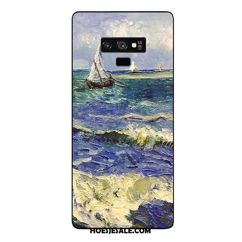 Samsung Galaxy Note 9 Hoesje Olieverfschilderij Hoes Persoonlijk Mobiele Telefoon Trend Korting