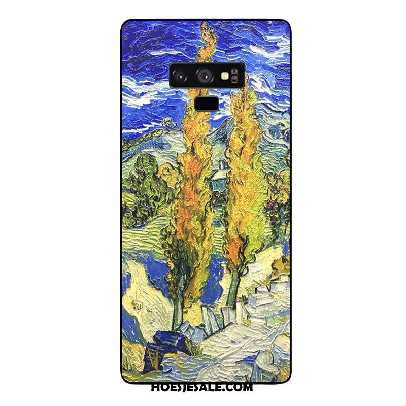 Samsung Galaxy Note 9 Hoesje Olieverfschilderij Hoes Persoonlijk Mobiele Telefoon Trend Korting