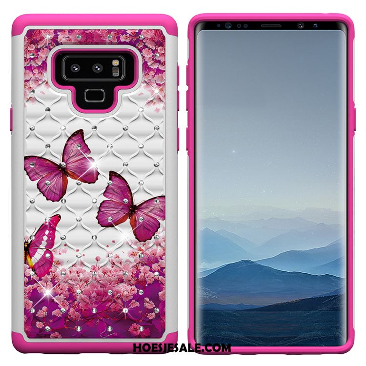 Samsung Galaxy Note 9 Hoesje Siliconen Mobiele Telefoon Roze Trendy Merk Bescherming Sale