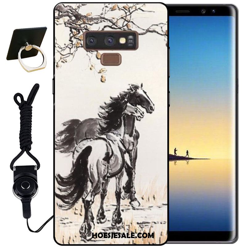 Samsung Galaxy Note 9 Hoesje Wind All Inclusive Siliconen Zoet Vintage Korting