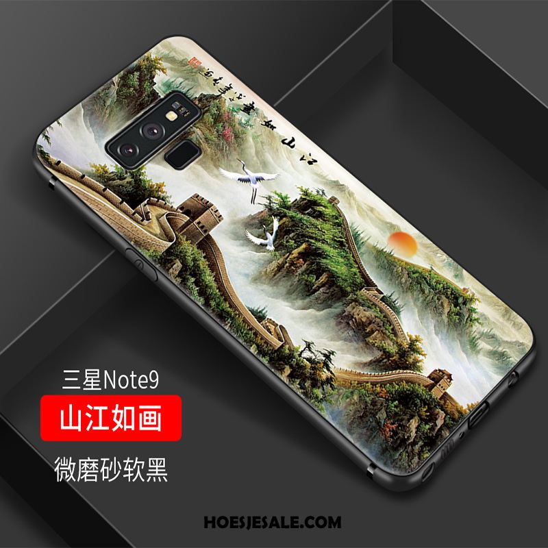 Samsung Galaxy Note 9 Hoesje Wind Anti-fall Vintage All Inclusive Kleur Sale