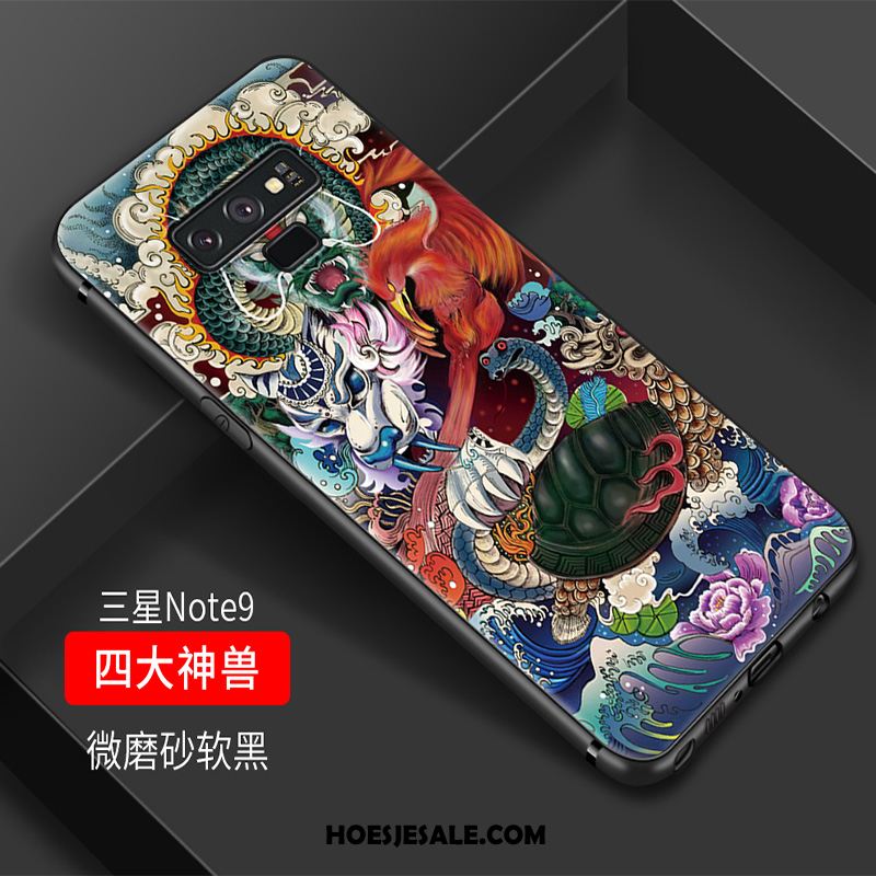 Samsung Galaxy Note 9 Hoesje Wind Anti-fall Vintage All Inclusive Kleur Sale