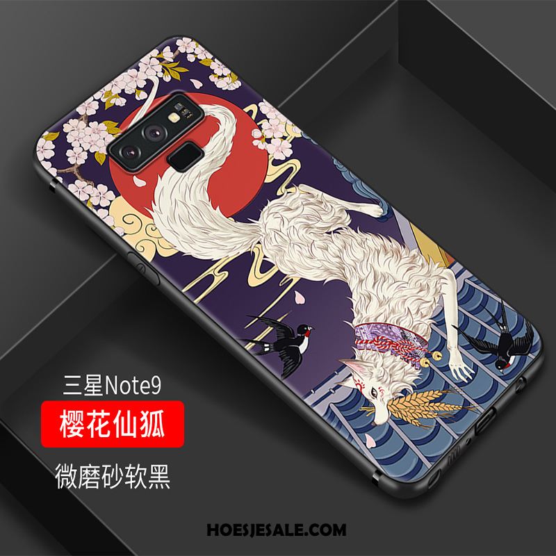 Samsung Galaxy Note 9 Hoesje Wind Anti-fall Vintage All Inclusive Kleur Sale