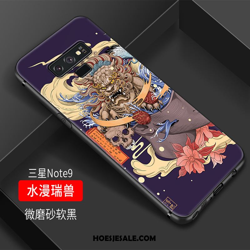 Samsung Galaxy Note 9 Hoesje Wind Anti-fall Vintage All Inclusive Kleur Sale