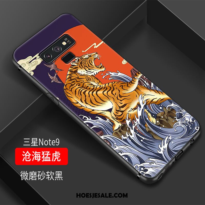 Samsung Galaxy Note 9 Hoesje Wind Anti-fall Vintage All Inclusive Kleur Sale