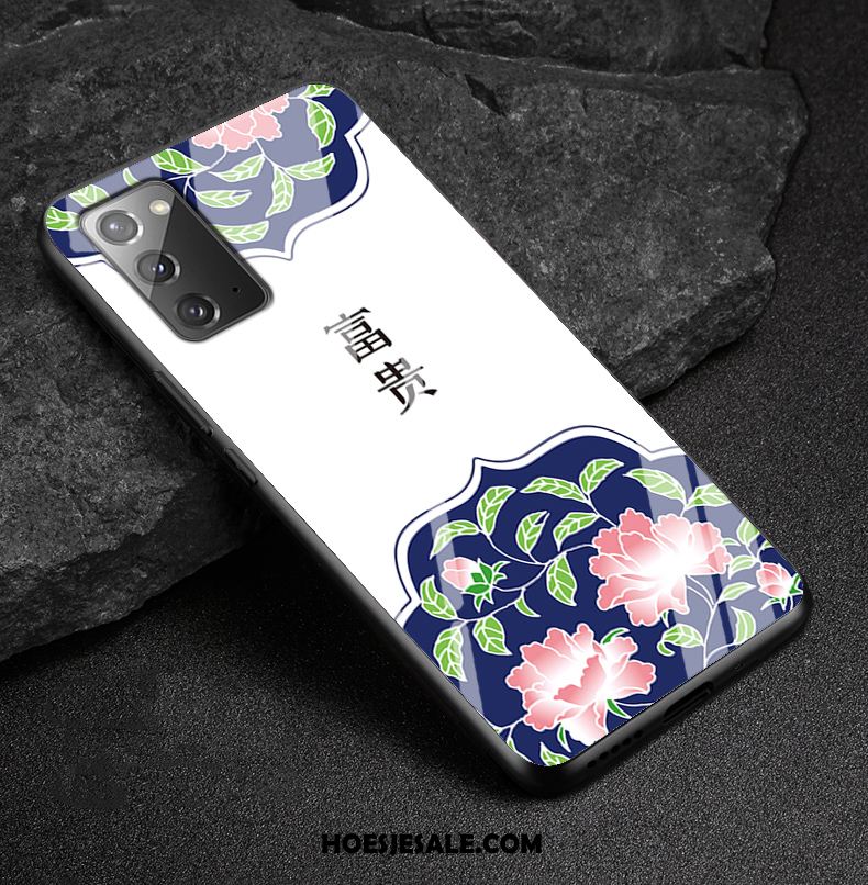 Samsung Galaxy Note20 Hoesje Glas Mobiele Telefoon Hoes Zacht Anti-fall Sale